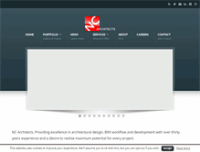 Tablet Screenshot of nc-architects.com